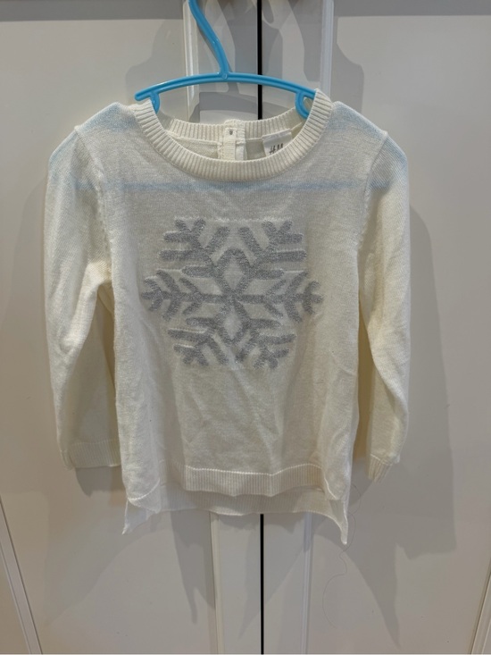 H&M Other - H&M 18m Cream Snowflake Knit Sweater